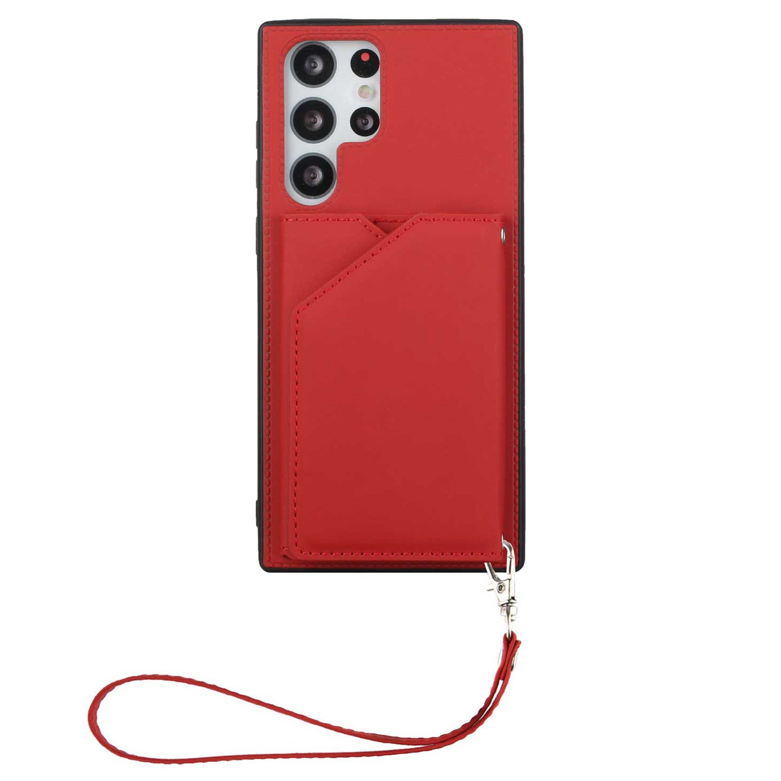 YB Leather Coating Series-2 for Samsung Galaxy S23 Ultra Kickstand Card Holder Phone Case PU Leather Coated TPU Cover with Strap YB Leather Coating Series-2 for Samsung Galaxy S23 Ultra Kickstand Card Holder Phone Case PU Leather Coated TPU Cover with Strap